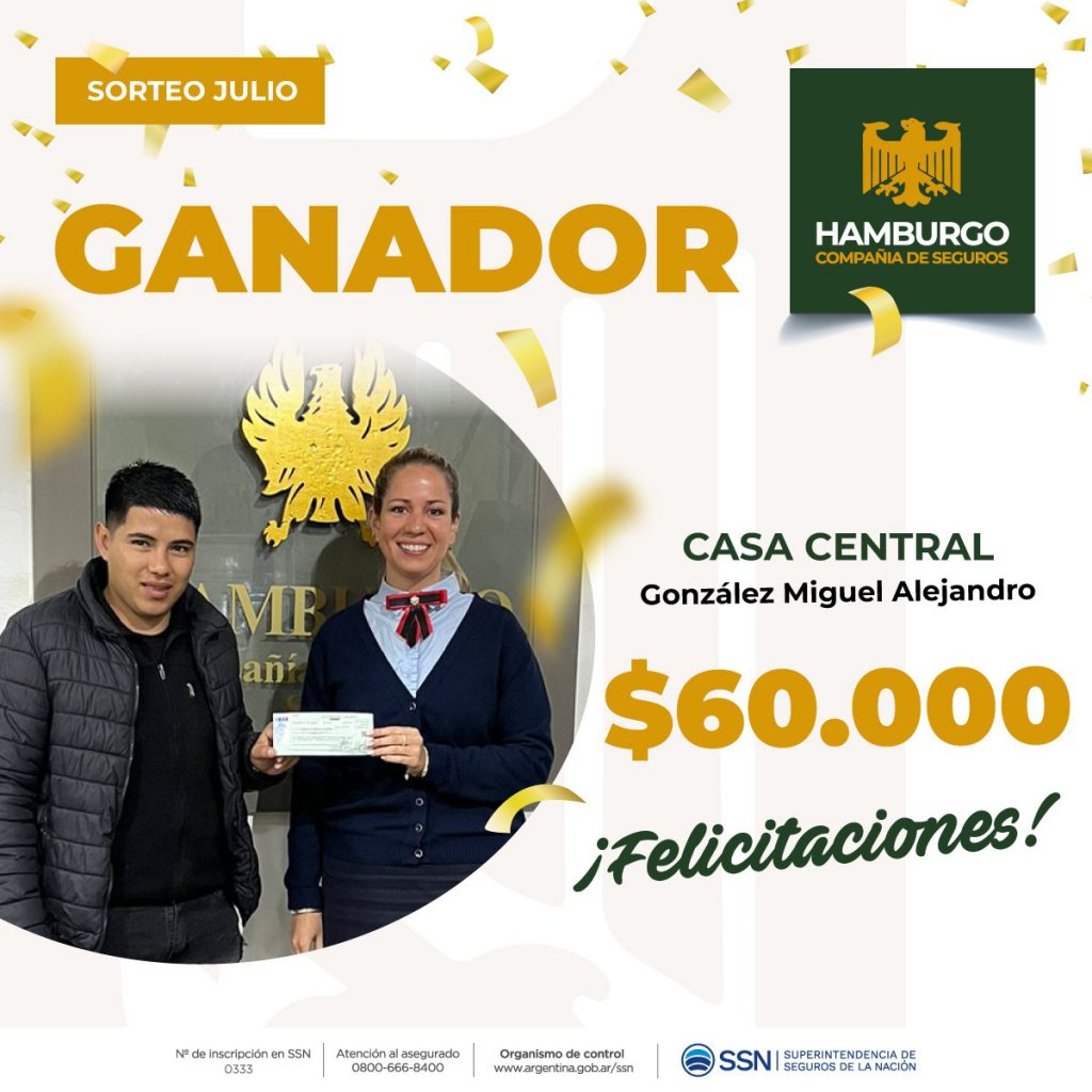 Entrega de $60000 correspondiente al sorteo de Julio 2024!