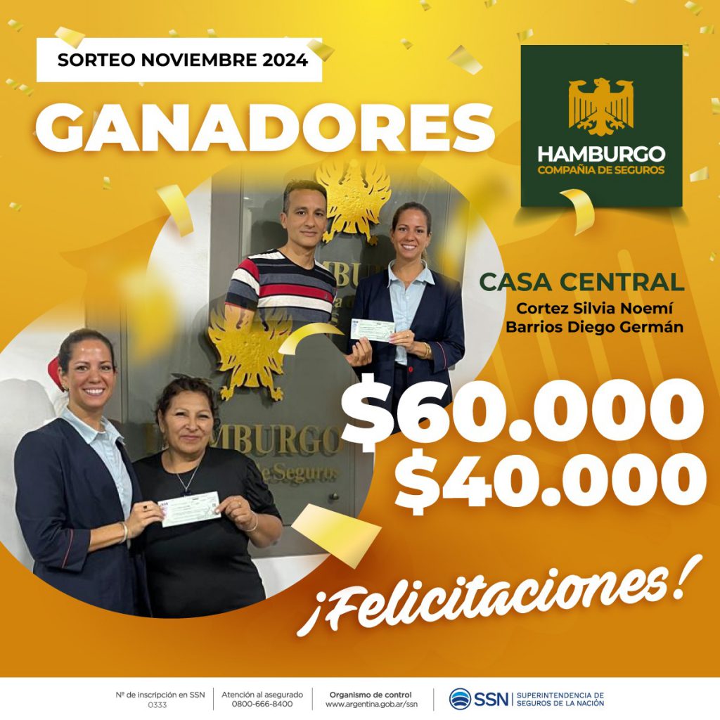 Entrega de premios en efectivo en Casa Central!